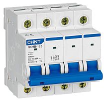 Выключатель нагрузки (мини-рубильник) CHINT NXHB-125 4п 125А тип AC картинка